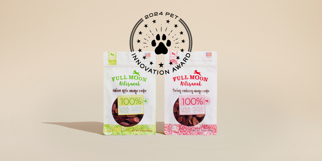 Full Moon Won Dog Treat Product of the Year