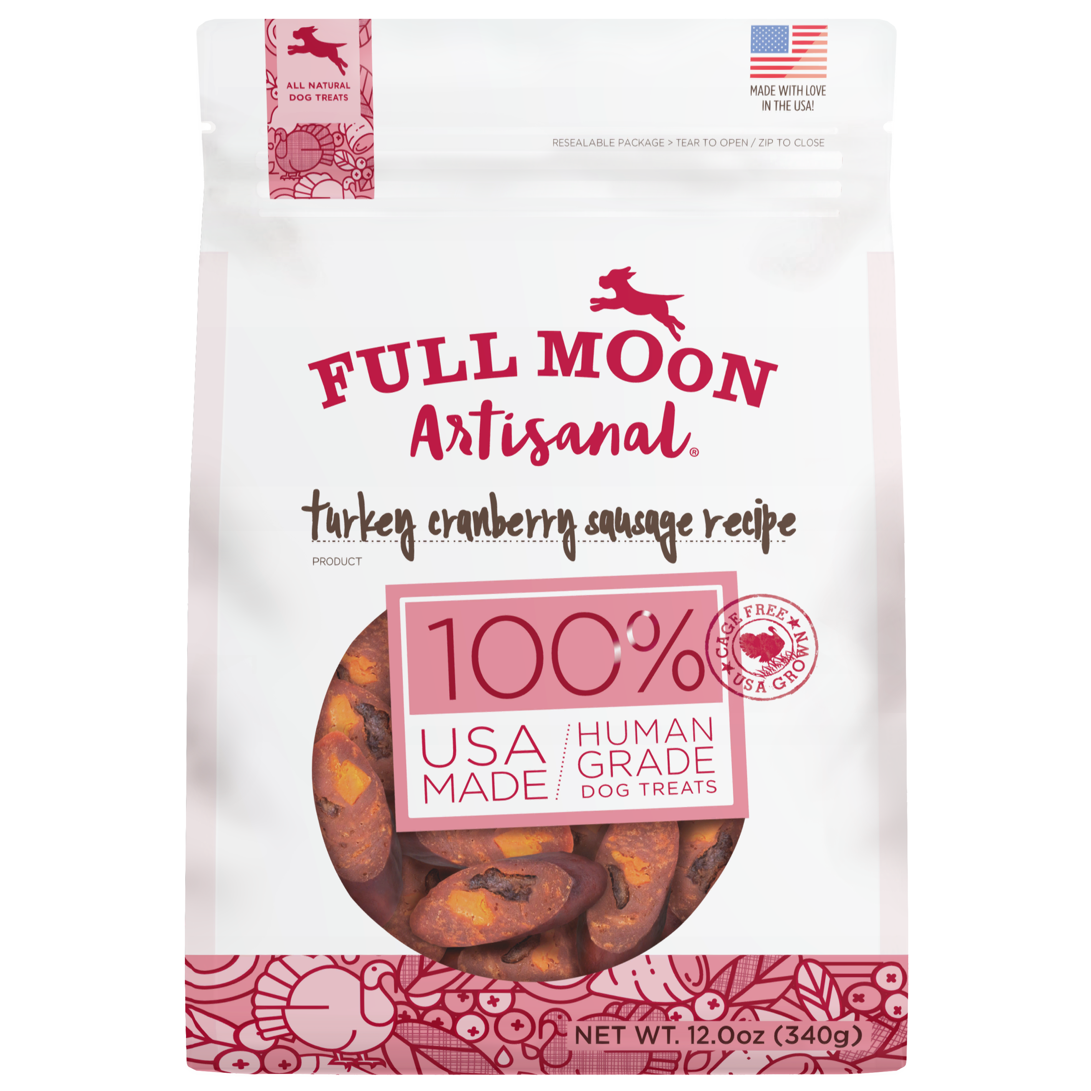 Turkey cranberry on sale dog treats