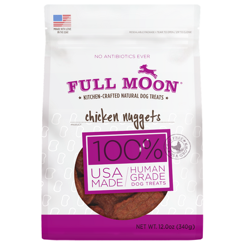 Full Moon Chicken Nuggets Dog Treats 12 oz