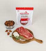 Nutritional information background for Essentials Beef Jerky Minis