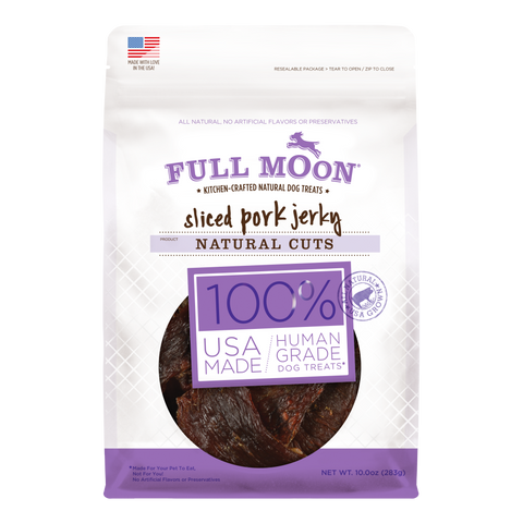 Natural Cuts Pork Jerky Dog Treats 100 Human Grade Glycerine
