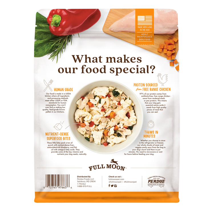 Full Moon Freshly Crafted Dog Food Reviews Full Moon Freshly Crafted Dog Food Chicken Recipe