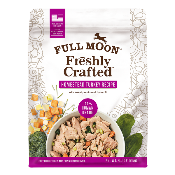 Full Moon Freshly Crafted Dog Food Turkey Recipe